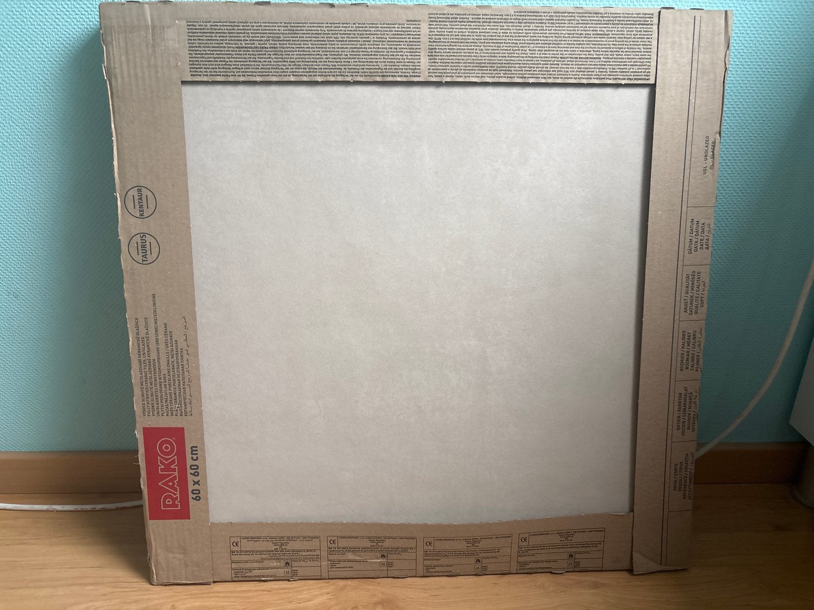 Badkamer tegels 60x60 - Nieuw in doos 3 stuks, Doe-het-zelf en Verbouw, Tegels, Ophalen, 60 cm of meer, Keramiek, Nieuw