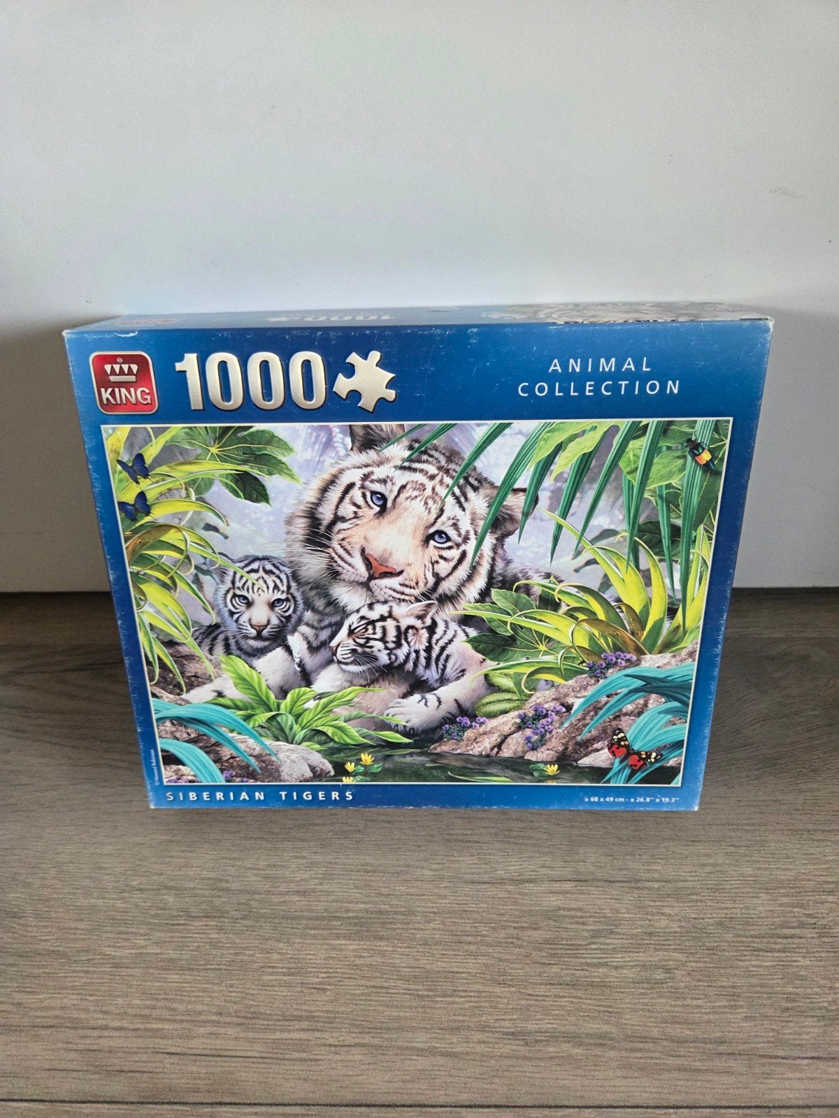 puzzel 1000 stukjes witte tijger, Ophalen of Verzenden, 500 t/m 1500 stukjes, Zo goed als nieuw