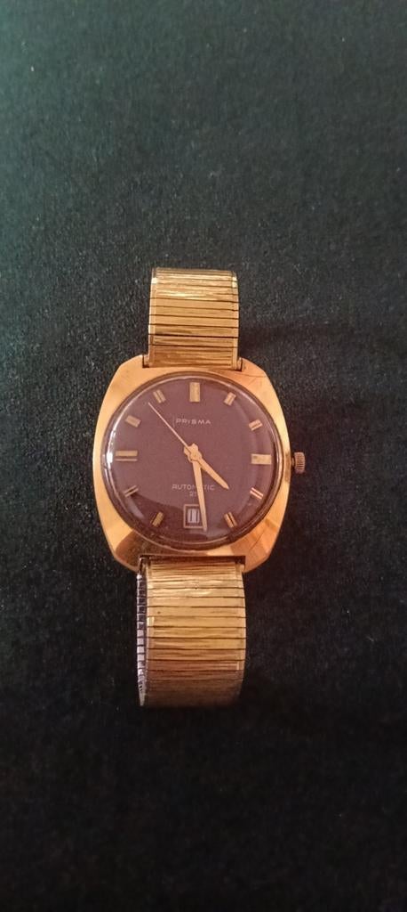 Vintage prisma horloge, Ophalen of Verzenden, Polshorloge, Overige merken