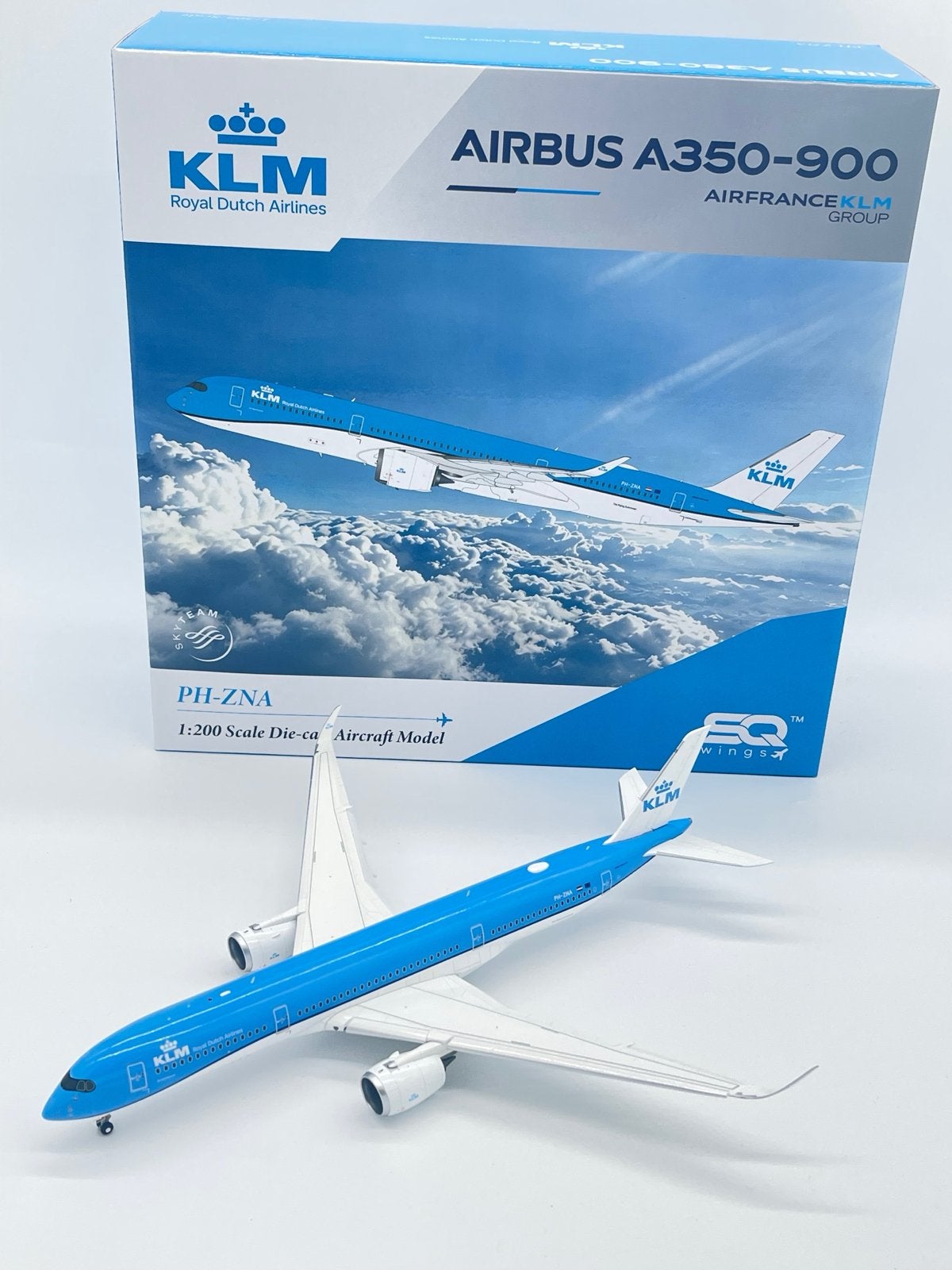 Nieuw KLM Airbus A350-900 schaalmodel (1:200), Verzamelen, Schaalmodel, 2992 jb, Ophalen of Verzenden, Operations@airvito.com