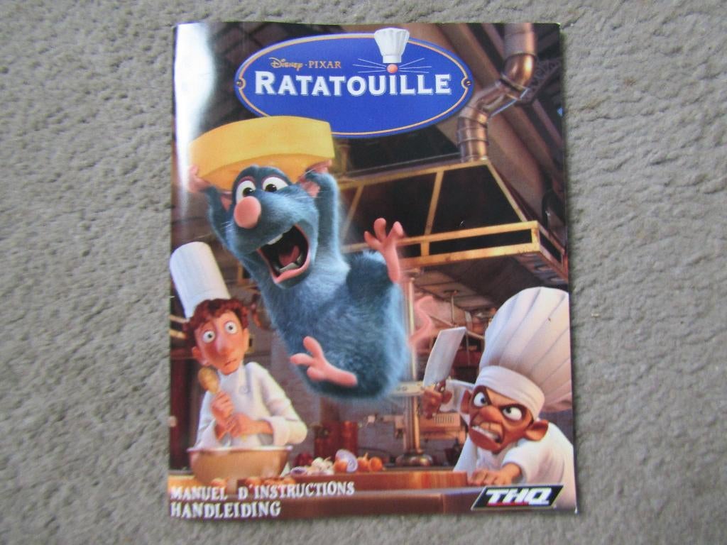 Boekje: Ratatouille voor de playstation 3, Gebruikt, 1 speler, Ophalen of Verzenden, Vanaf 3 jaar