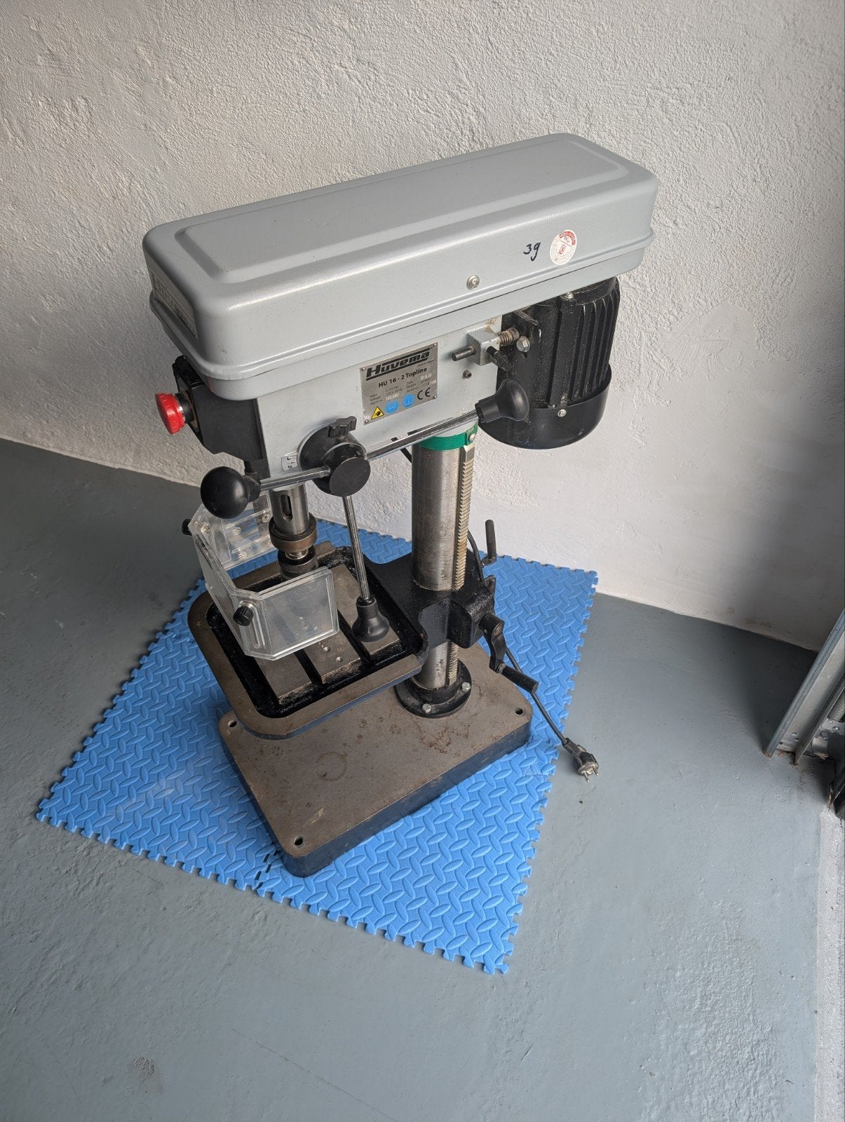 Mooie Huvema HU 16-2 Topline Kolomboormachine te koop!, Ophalen, Gebruikt, Minder dan 400 watt, Kolomboormachine