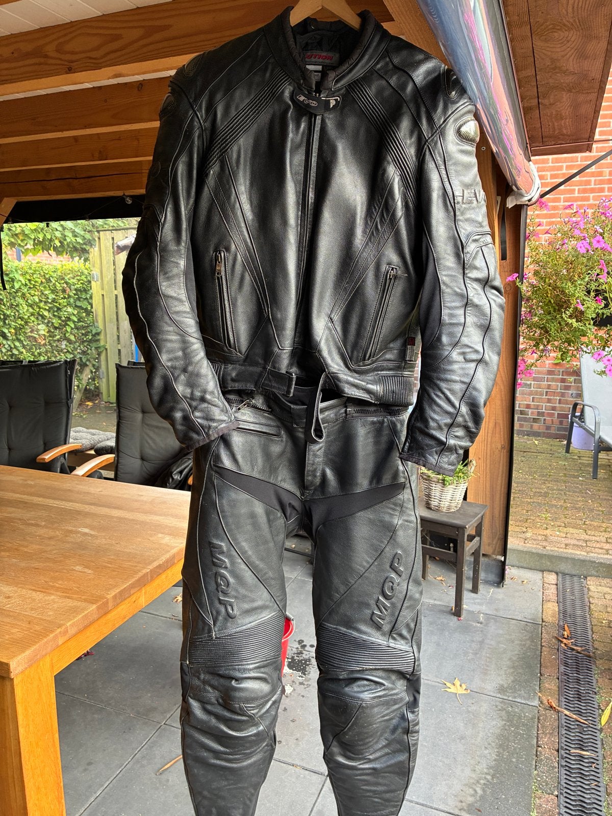 Leren Motorpak (Jas en Broek), Ophalen of Verzenden, Tweedehands, Heren, Combipak