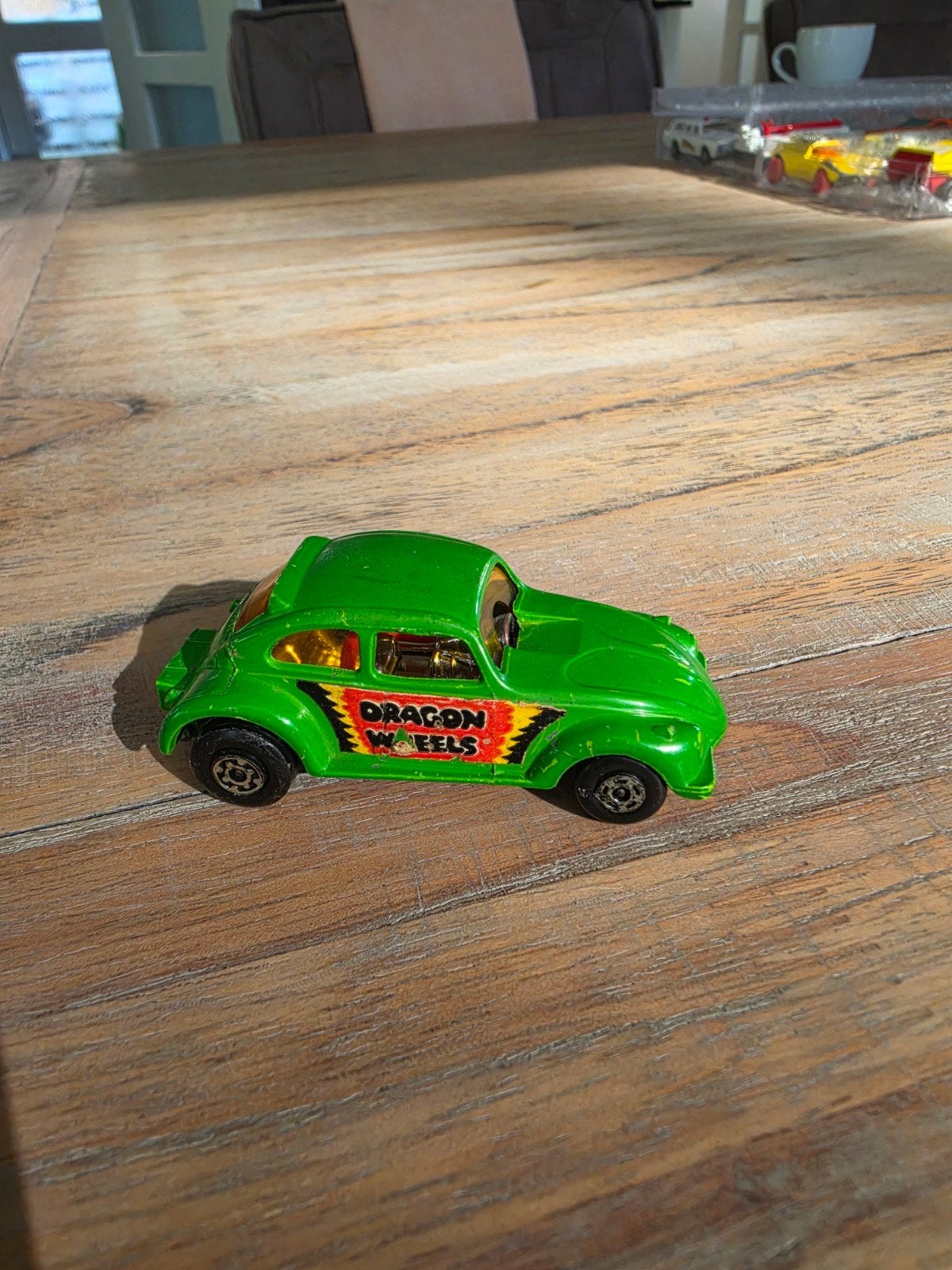 Matchbox VW Dragon Wheels., Hobby en Vrije tijd, Modelauto's | Overige schalen, Ophalen of Verzenden, Gebruikt, Auto