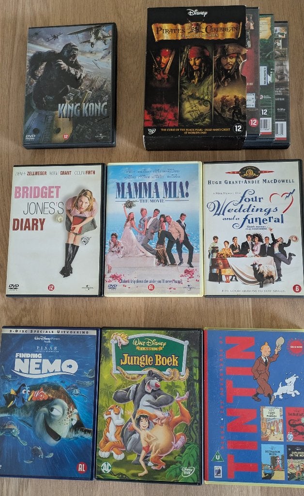 DVD films, 8 stuks, Alle leeftijden, Ophalen of Verzenden, Gebruikt