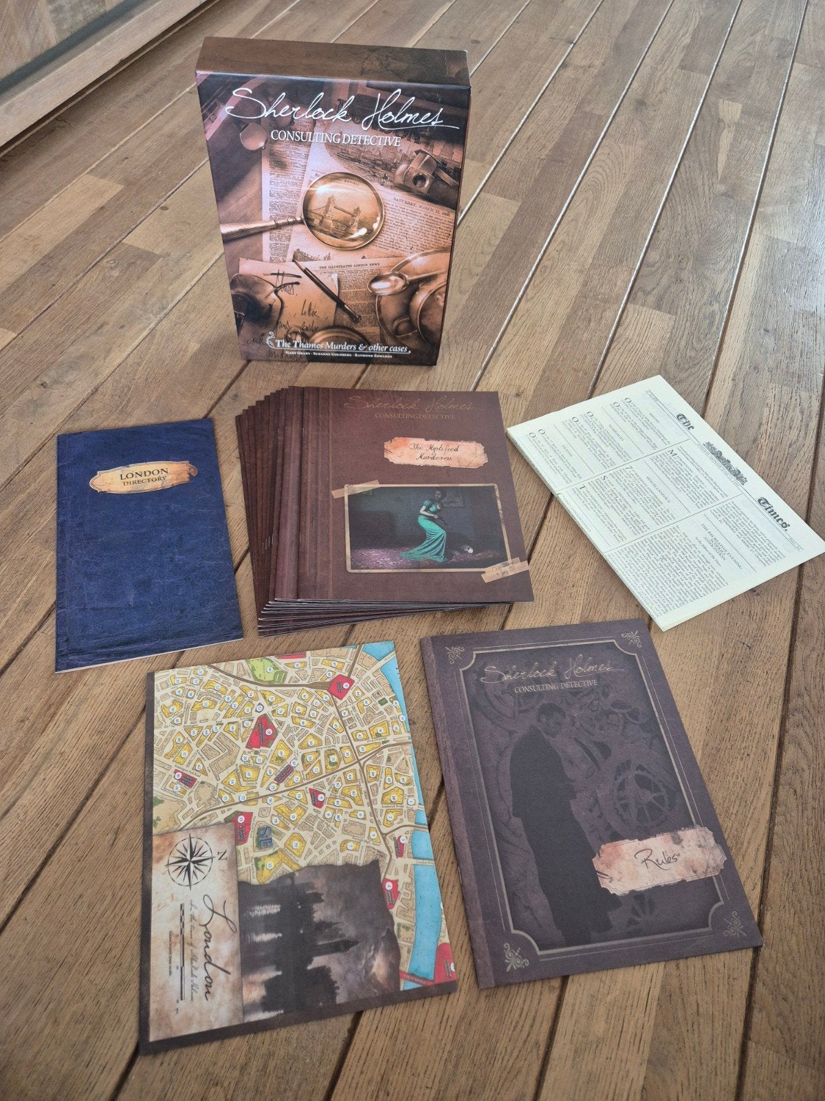 Sherlock Holmes Consulting Detective: The Thames Murders, Hobby en Vrije tijd, Gezelschapsspellen | Bordspellen, Een of twee spelers