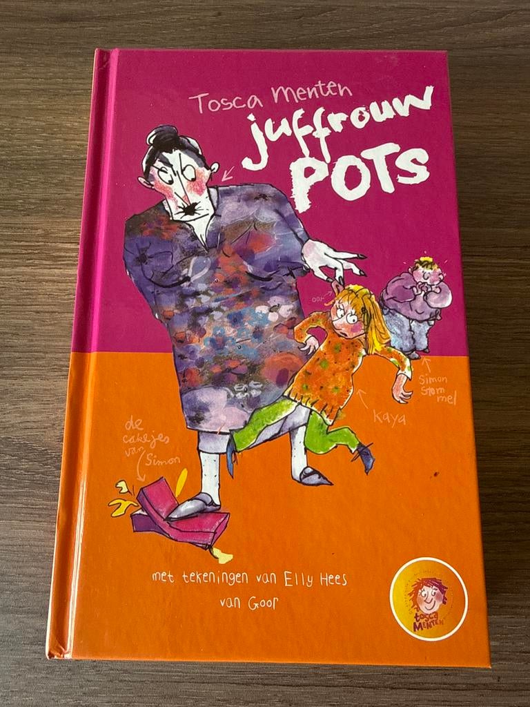 Juffrouw Pots - Tosca Menten (Kinderboek), Ophalen of Verzenden, Zo goed als nieuw, Fictie algemeen