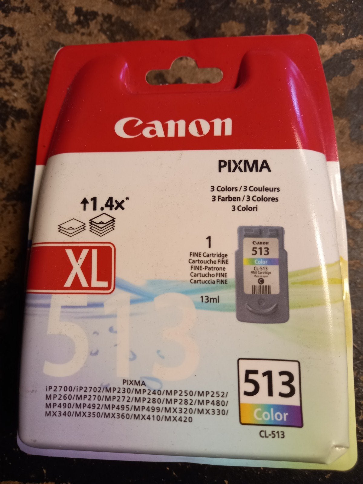 Canon Pixma CL-513 XL Kleureninktcartridge, Ophalen, Nieuw, Cartridge, Canon