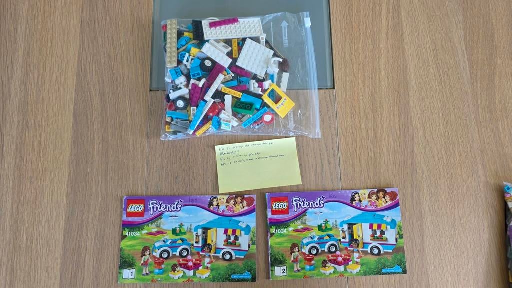 41034 Lego Friends Zomercaravan, Gebruikt, Lego, Friends, Ophalen of Verzenden