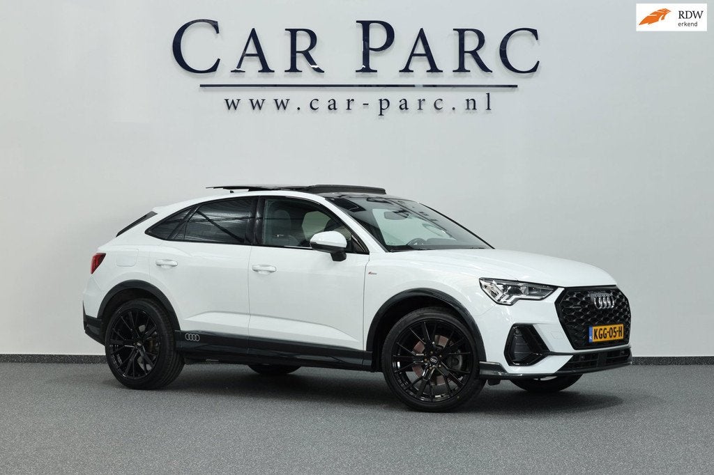 Audi Q3 Sportback 40 TFSI quattro S Edition 190+PK 3x S-LINE, Automaat, Gebruikt, 1984 cc, Wit