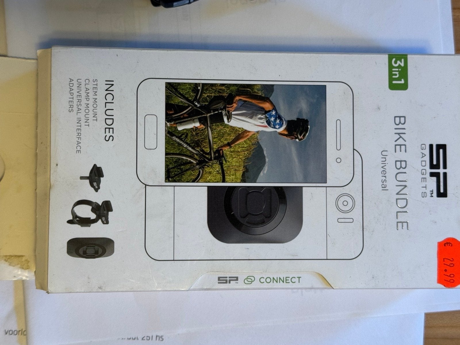 SP Connect OUDE SYSTEEM Bike Bundle - Telefoonhouder Fiets, Fietsen en Brommers, Ophalen of Verzenden, Zo goed als nieuw