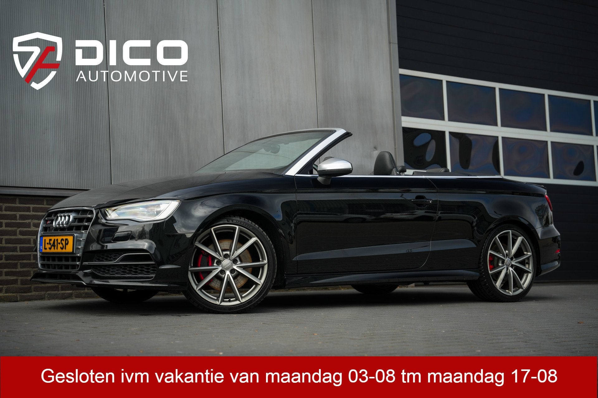 Audi S3 Cabriolet 2.0 TFSI 301 pk S3 Quattro Pro Line Plus S, Automaat, S3, Gebruikt, Zwart