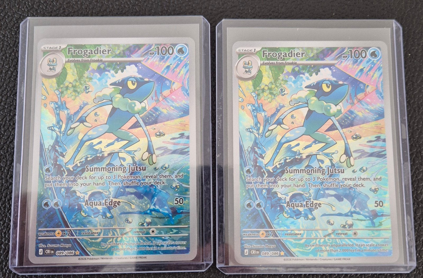 Frogadier 089 /086 - Chaos Rising, Hobby en Vrije tijd, Verzamelkaartspellen | Pokémon, Ophalen of Verzenden, Nieuw, Losse kaart