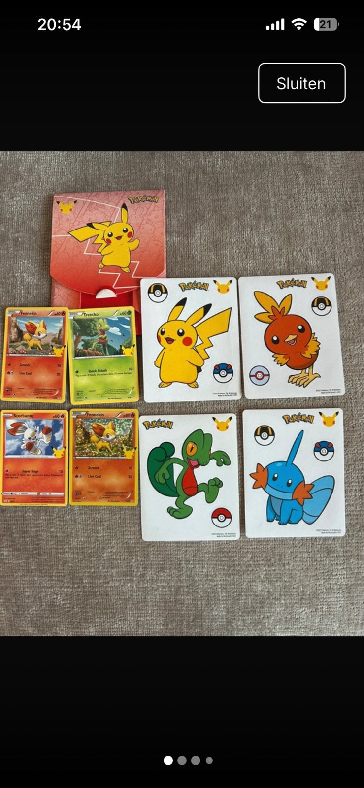 Pokémon McDonald'sMealif fan Kaarten en Stickers, Ophalen of Verzenden, Nieuw, Meerdere kaarten, Foil