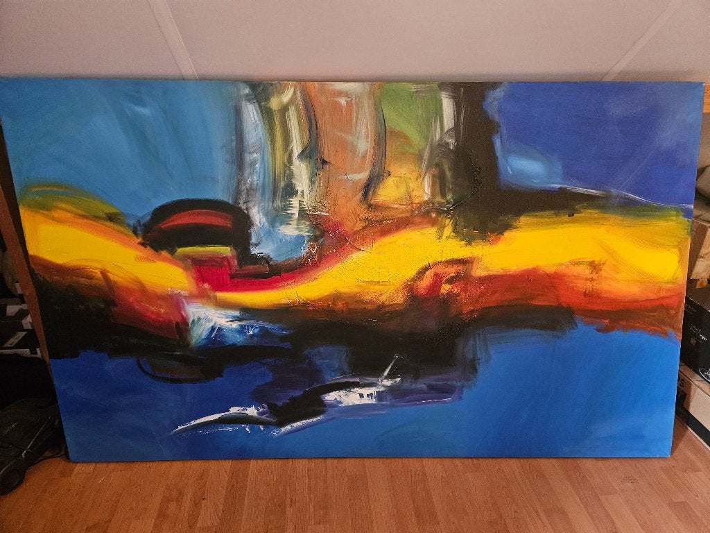 Schilderij, Ophalen, Acrylverf, Origineel werk, Overige onderwerpen