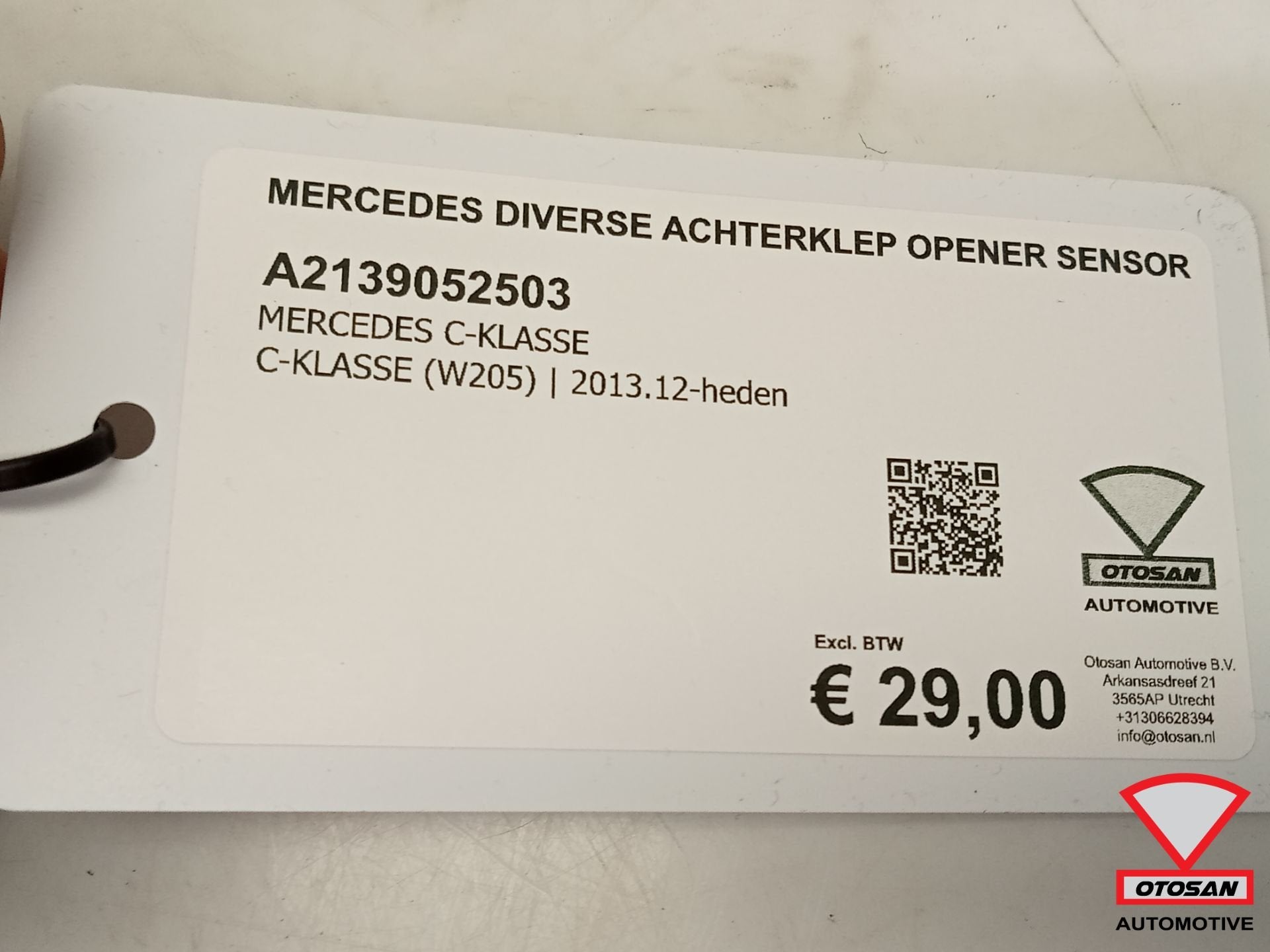 Mercedes Diverse Achterklep Opener Sensor A2139052503, Auto-onderdelen, Elektronica en Kabels, Gebruikt, Mercedes-Benz AG, Mercedes-Benz