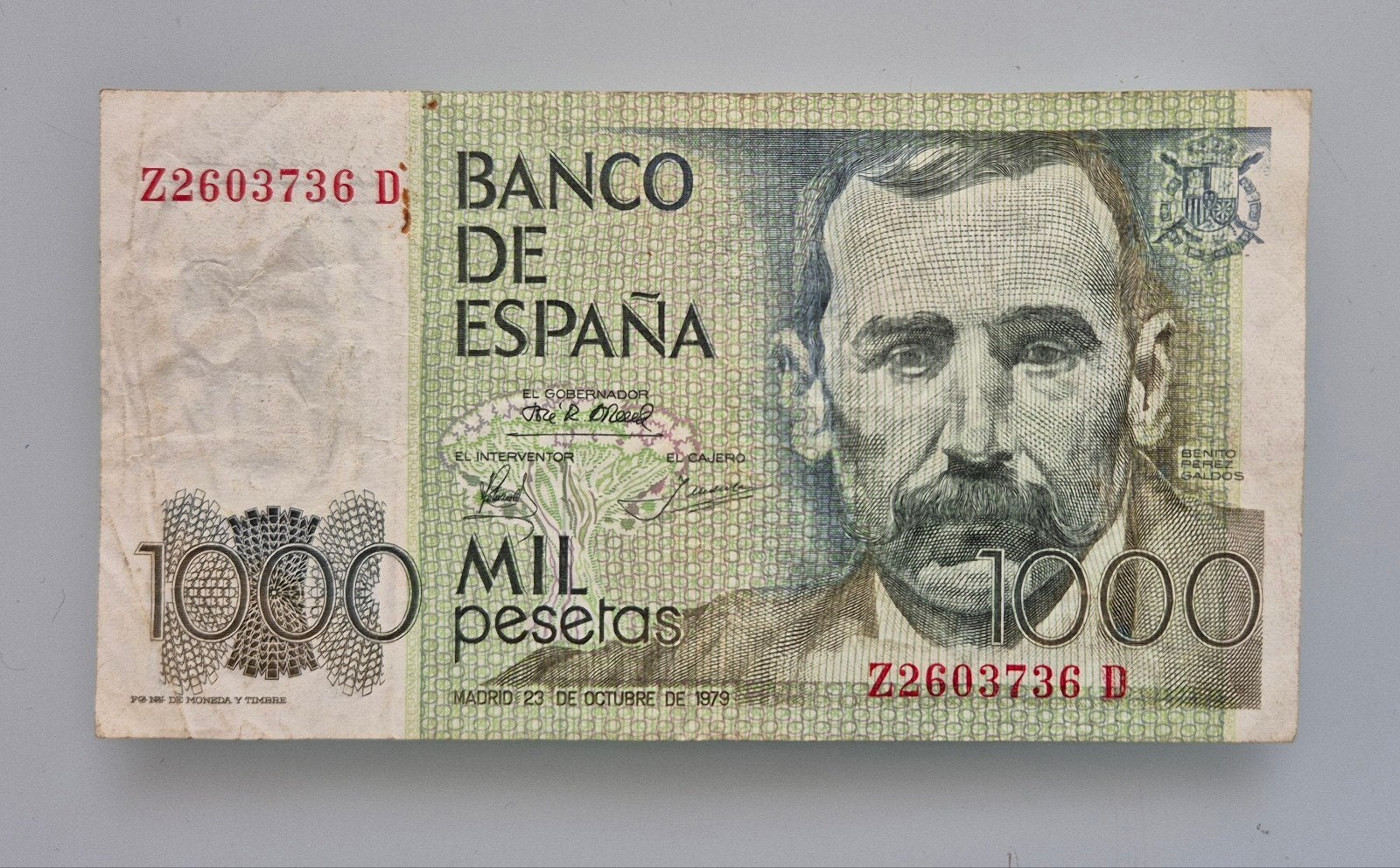 Bankbiljet - Spanje 1.000 Pesetas 1979, Postzegels en Munten, Bankbiljetten | Europa | Niet-Eurobiljetten, Ophalen of Verzenden