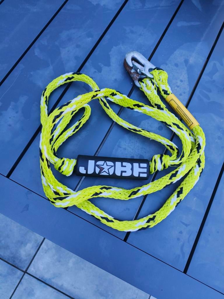 Jobe Treklijn voor watersport - Geel/Zwart, Watersport en Boten, Ophalen of Verzenden, Gebruikt