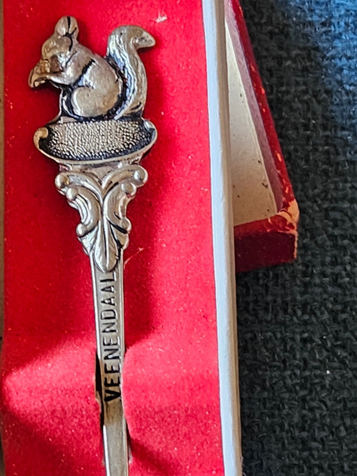 Verzilverde theelepel Souvenir Veenendaal, Antiek en Kunst, Ophalen of Verzenden