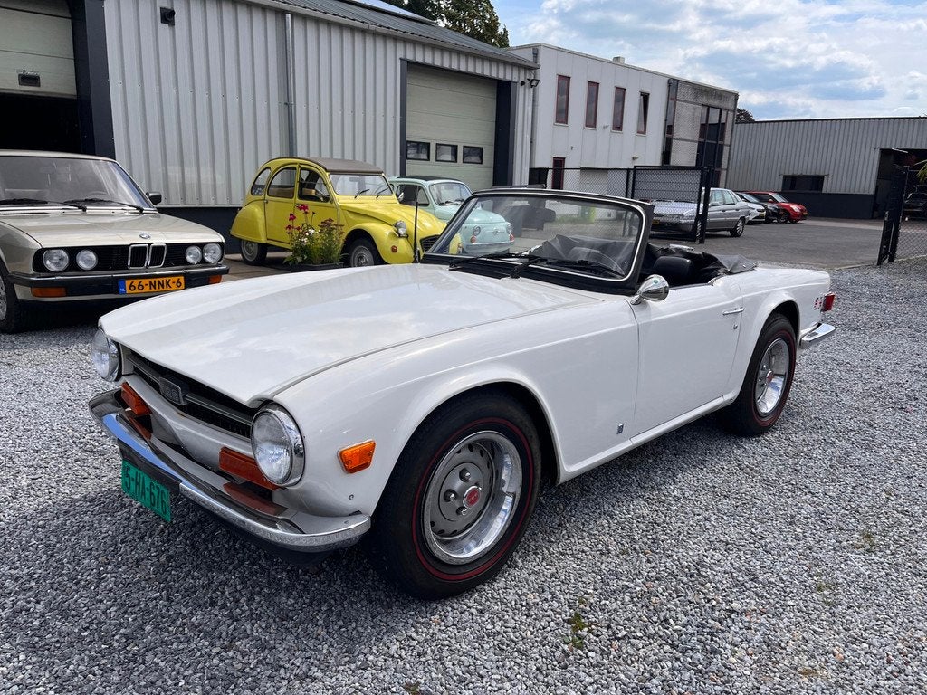 Triumph TR6 Soft Top, Auto's, Triumph, Bedrijf, Te koop, TR6, Open dak, Benzine, Cabriolet, Handgeschakeld, Origineel Nederlands