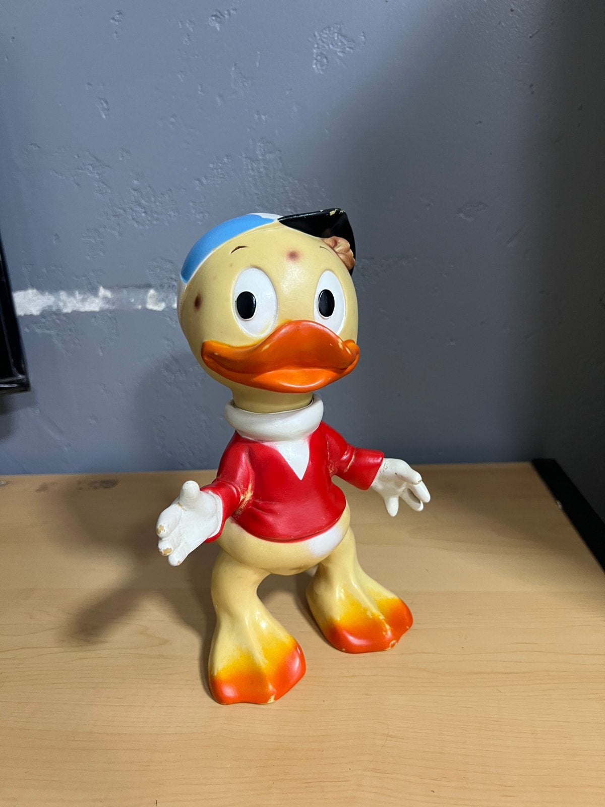 Walt Disney Kwik Kwek Kwak Ledra Vintage 1962 goede staat, Verzamelen, Ophalen of Verzenden, Overige figuren, Gebruikt, Beeldje of Figuurtje