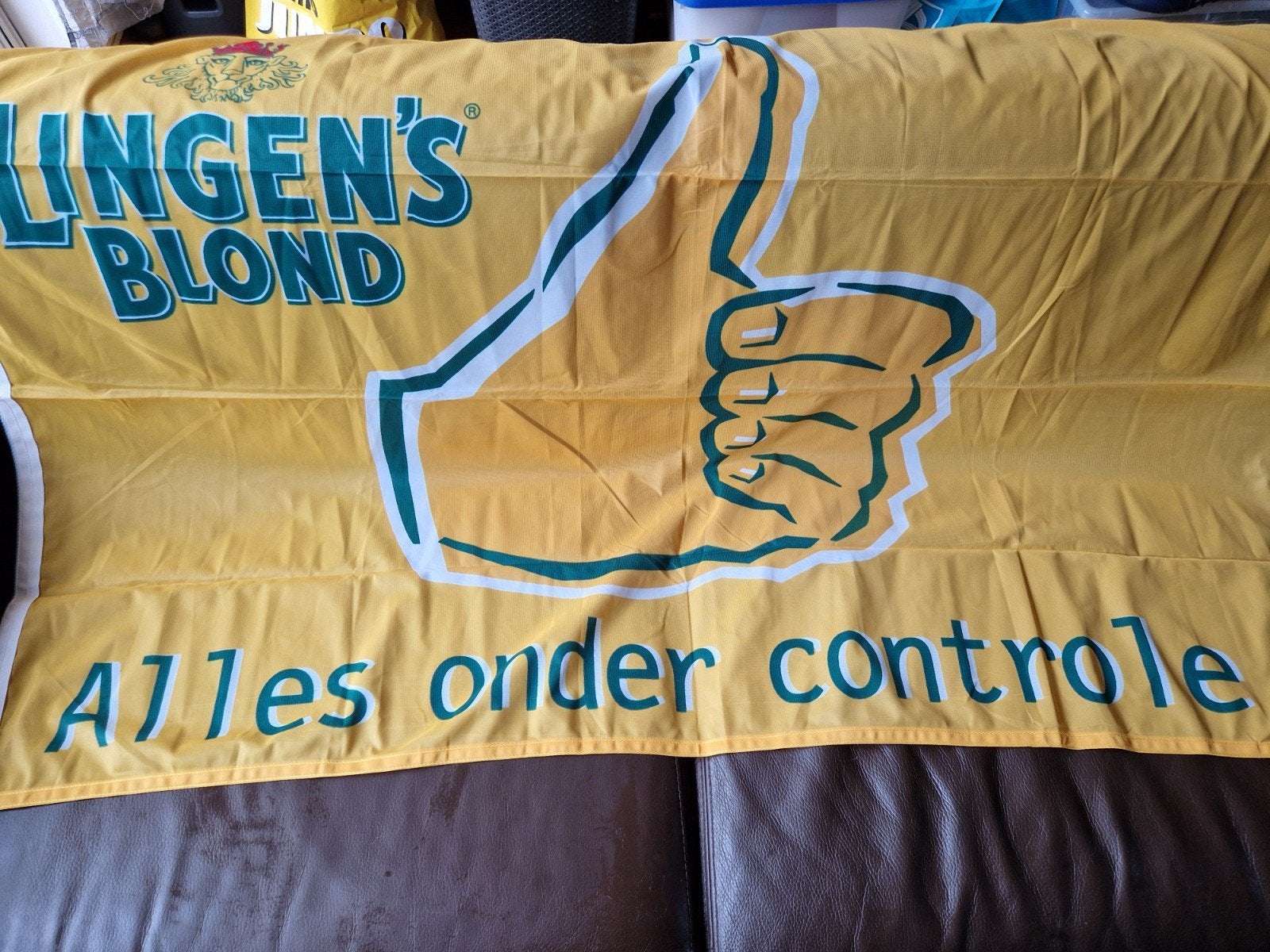 vlag Lingens blond, Ophalen of Verzenden