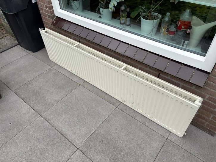 Radiator type 22, 210cm breed, 50cm hoog, Ophalen, 30 tot 80 cm, Gebruikt, Radiator