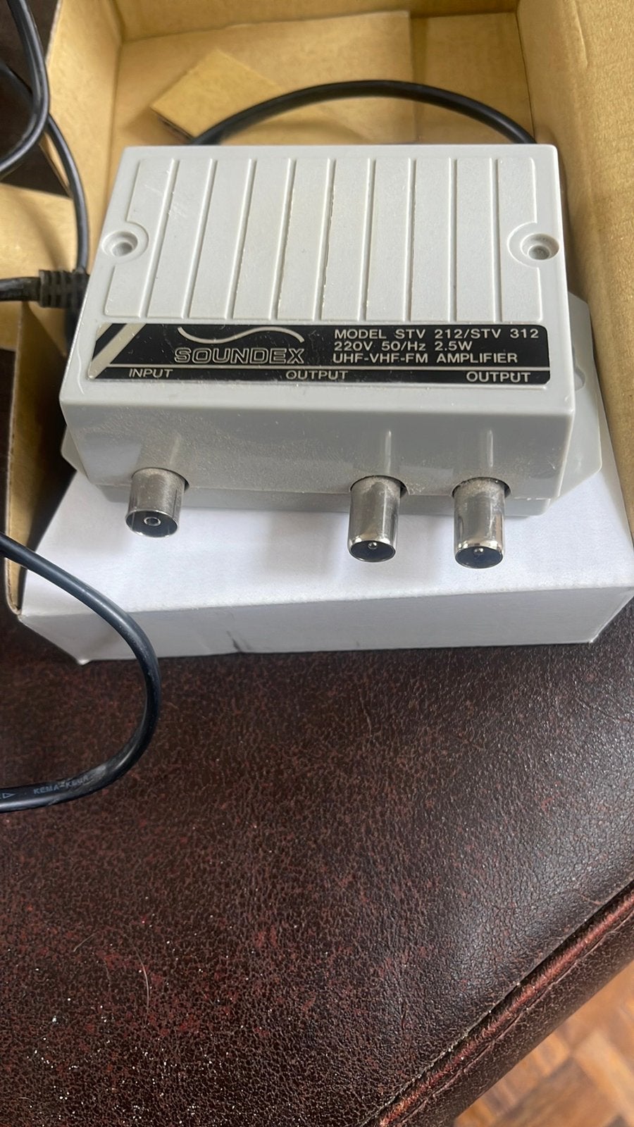 Soundex STV 212/STV 312 UHF-VHF-FM Versterker, Ophalen of Verzenden, 120 watt of meer, Overige merken