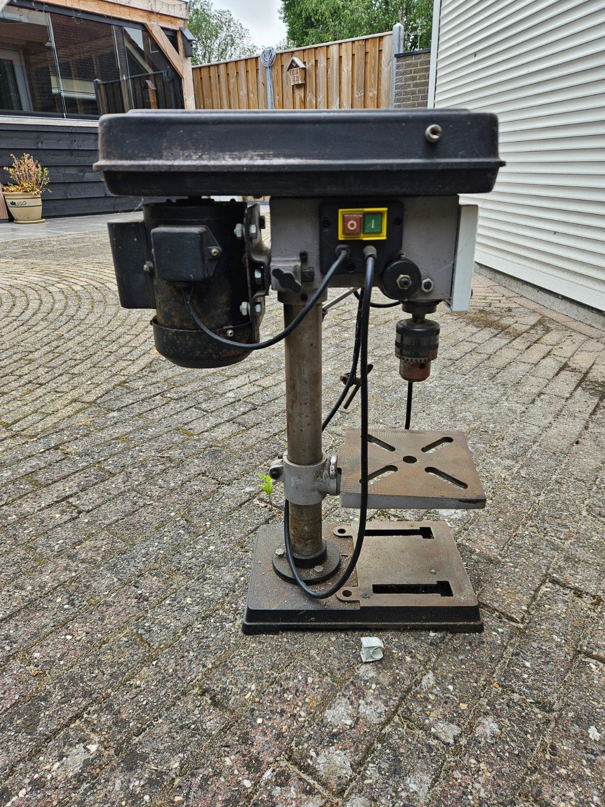 TopCraft TCSB 500 Kolomboormachine - 500W, Doe-het-zelf en Verbouw, Gereedschap | Boormachines, Ophalen, Gebruikt, 400 tot 600 watt