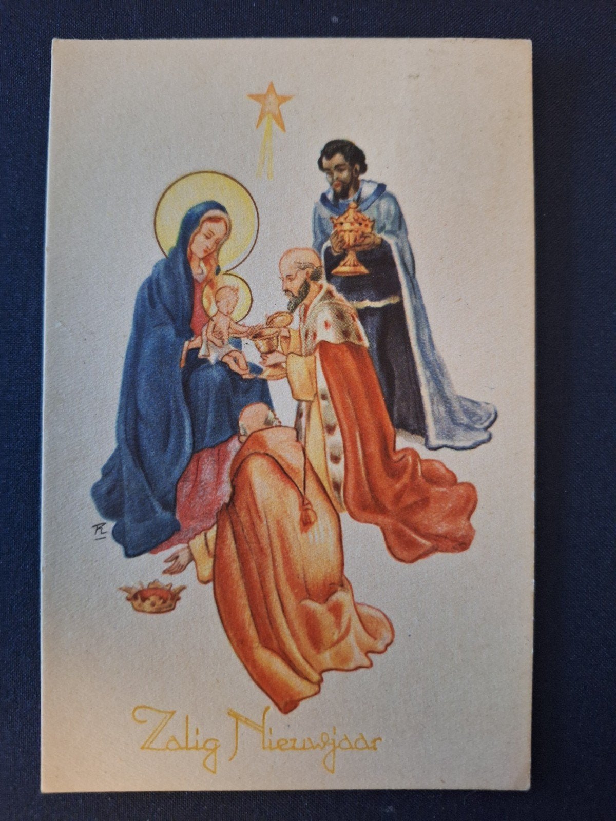 Zalig Nieuwjaar - Bethlehemserie No. 3, Ophalen of Verzenden, Gelopen, Feest(dag)