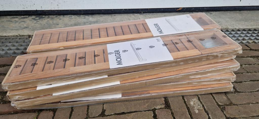 Nieuwe IKEA MOLGER houten rekjes -  10 stuks, Ophalen, Nieuw