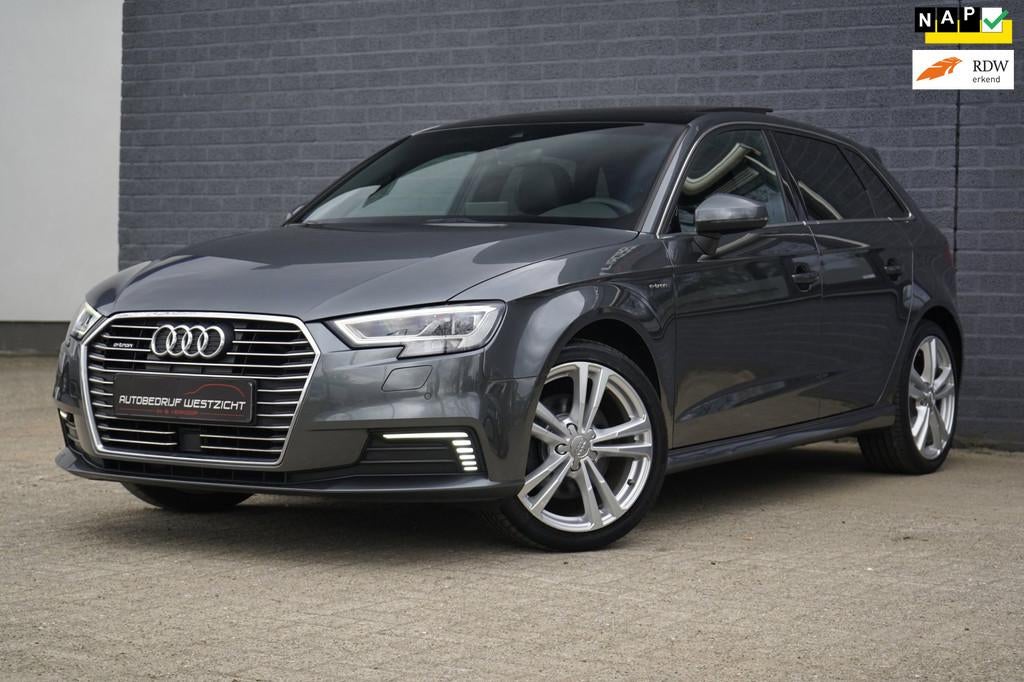 Audi A3 Sportback 1.4 e-tron 3x S Line Pano Dealer Onderhoud, 8 kWh, Gebruikt, 4 cilinders, 150 pk
