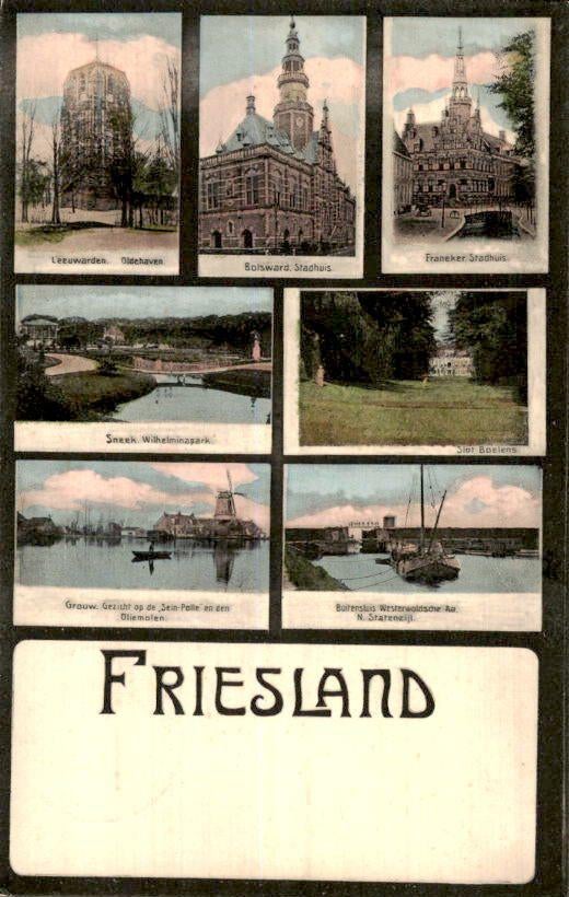 Friesland - ..., Ophalen of Verzenden, Voor 1920, Gelopen, Friesland