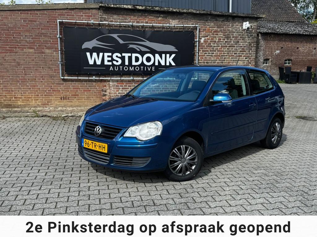 Volkswagen Polo 1.2 Optive-Airco/NAP, Auto's, Voorwielaandrijving, 989 kg, Blauw, 1198 cc