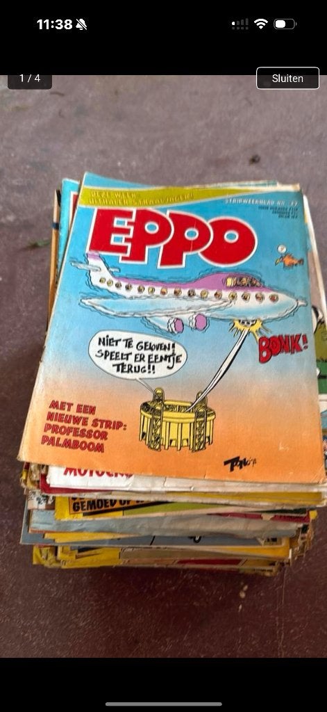 Eppo strips van 1975-1978, Boeken, Gelezen, Europa, Ophalen of Verzenden, Meerdere comics