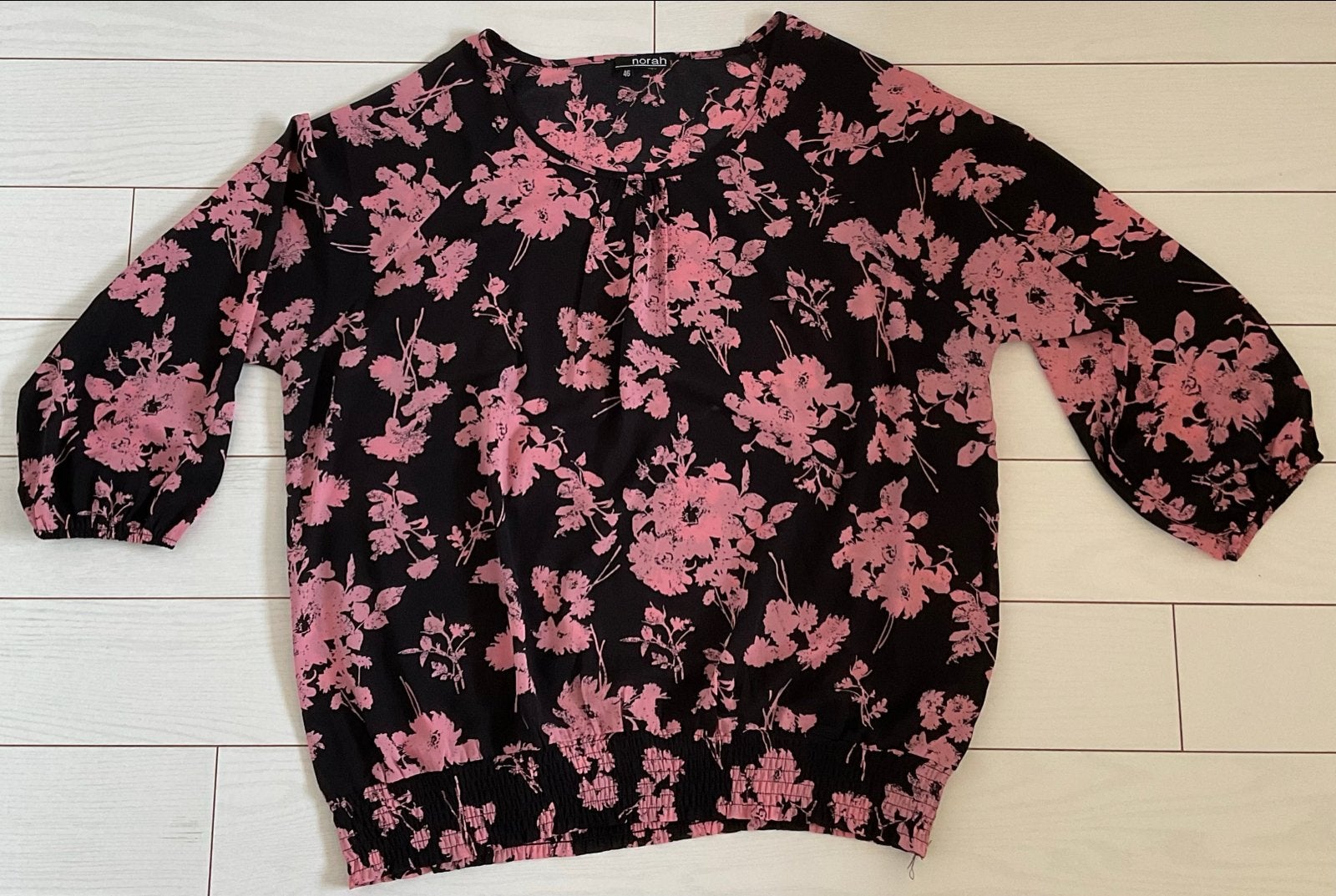 Norah blouse maat 46, Ophalen of Verzenden, Zo goed als nieuw, Maat 46/48 (XL) of groter, Zwart