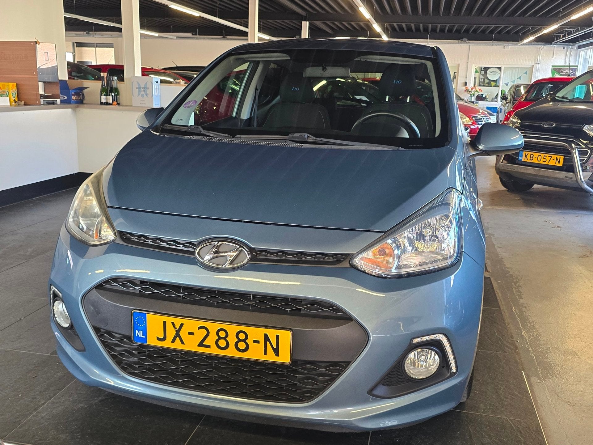 Hyundai I10 1.0i i-Motion Go!/AIRCO/CRUISE/N.A.P/BOEKJES/, Voorwielaandrijving, Stof, Gebruikt, Blauw