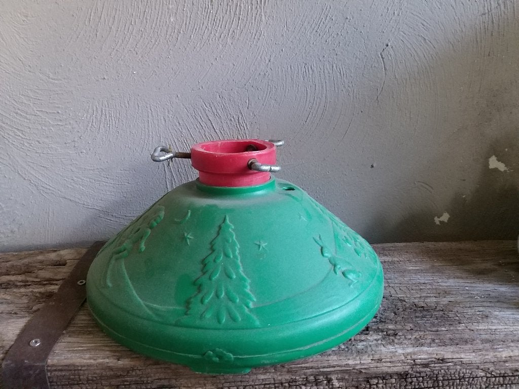 vintage kerstboom houder, Diversen, Kerst, Ophalen of Verzenden, Gebruikt