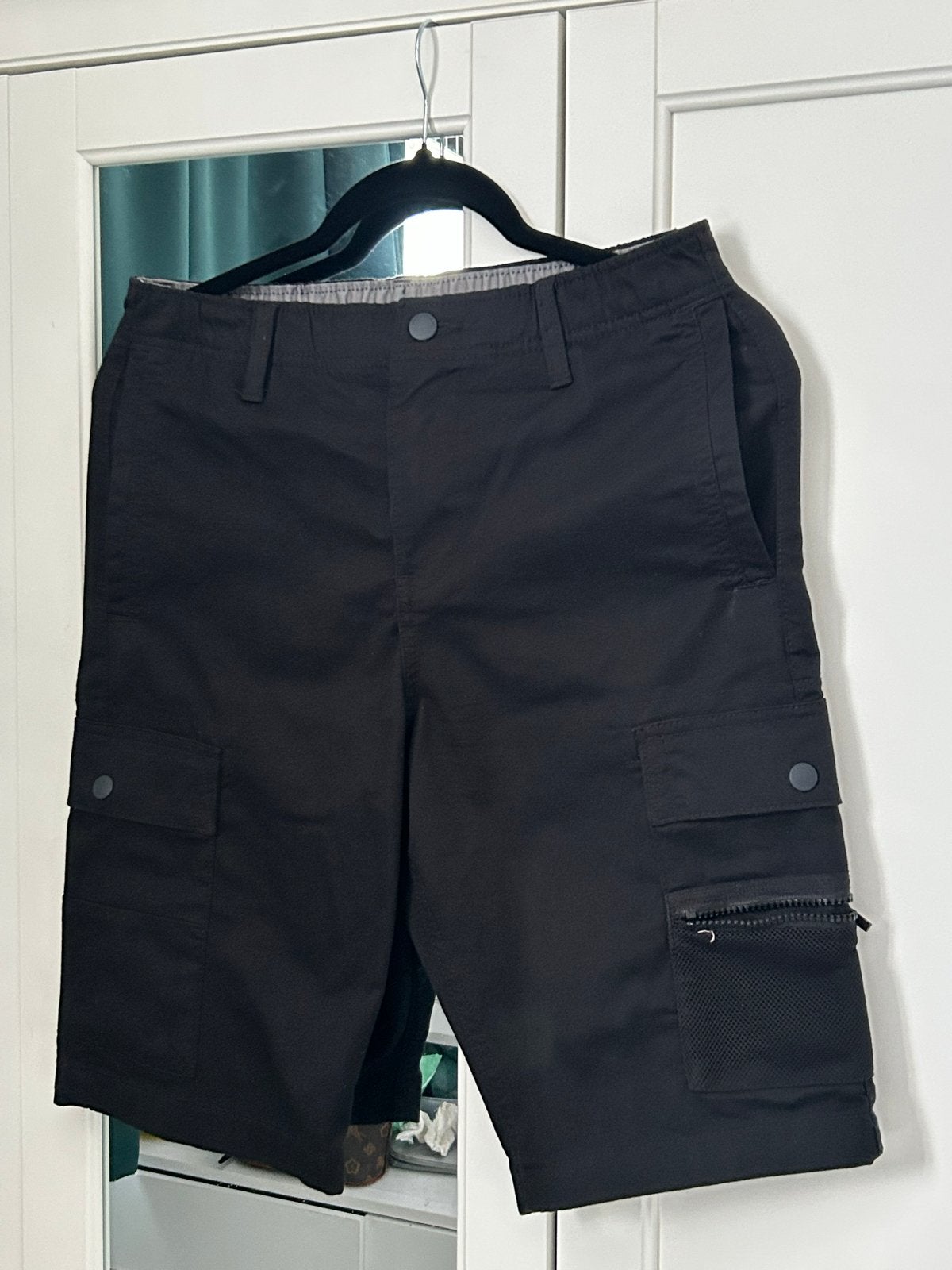 C&A Zwarte Cargo Korte Broek Maat XS, Ophalen of Verzenden, Zo goed als nieuw, Maat 46 (S) of kleiner, Zwart
