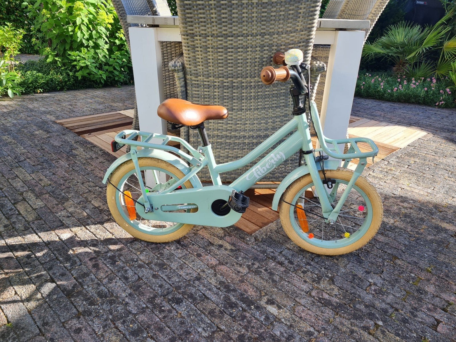 Kinderfiets Liberty 14 inch, Ophalen, Zo goed als nieuw, Minder dan 16 inch, Liberty