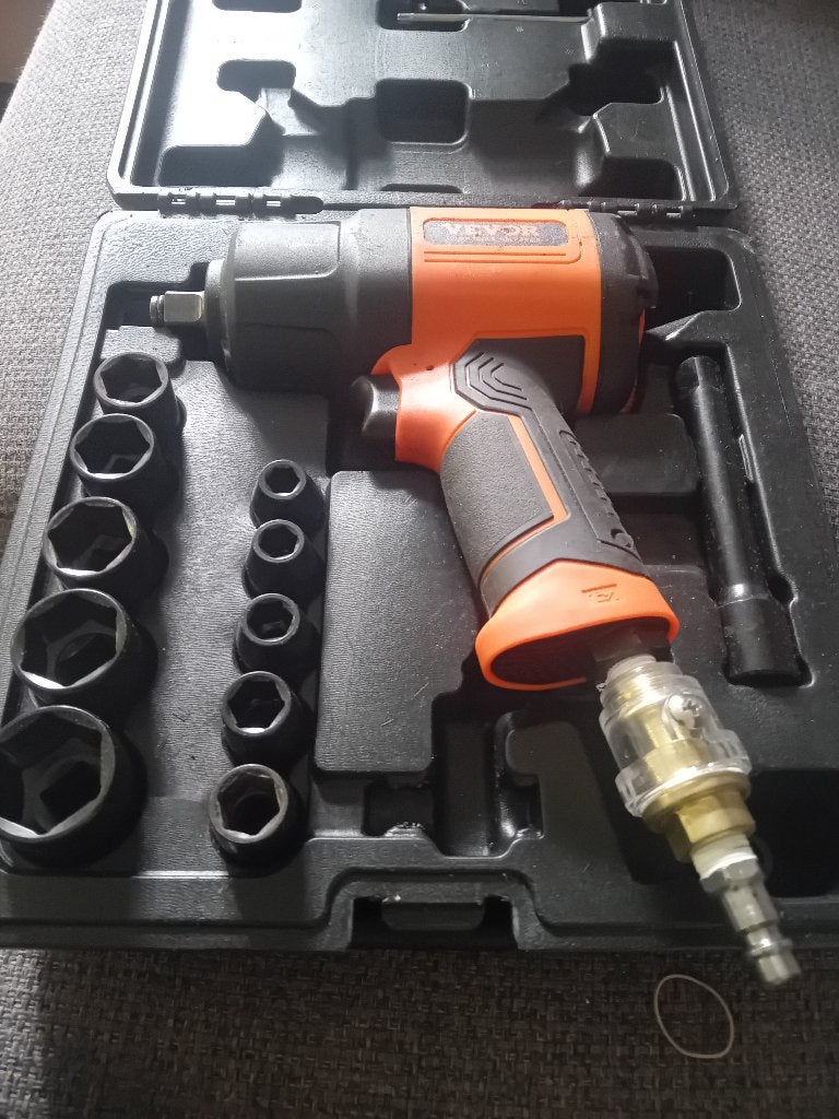 Slagmoersleutel vevor 1/2  op lucht, Ophalen of Verzenden, Zo goed als nieuw, Overige typen