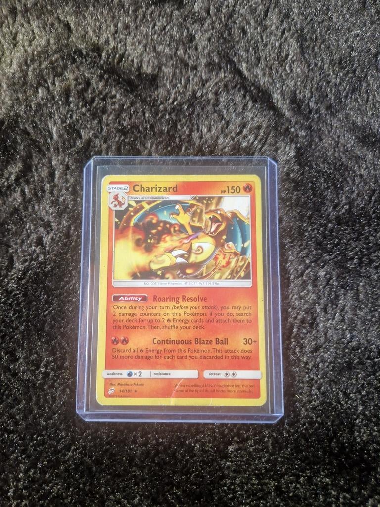 Charizard 14/181, Hobby en Vrije tijd, Verzamelkaartspellen | Pokémon, Ophalen of Verzenden, Gebruikt, Losse kaart