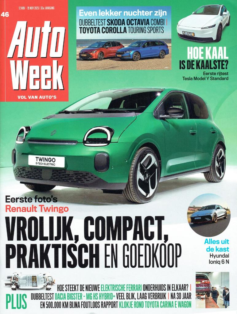 Autoweek 2025 nr. 46 (o.a. Dacia Bigster & MG HS Hybrid+), Verzenden, Gelezen, Algemeen