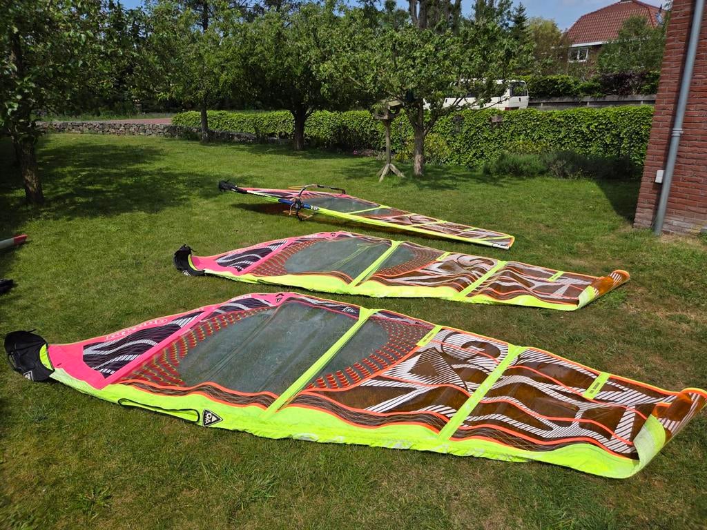Complete windsurfset Board: 111L  zeilen: 5.4, 4.8, 4.2, Gebruikt, Gaastra, 3.5 tot 5 m², Minder dan 250 cm