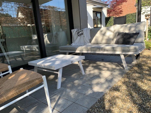 Tuin en Terras, Ophalen, 3 zitplaatsen, Bank, Aluminium