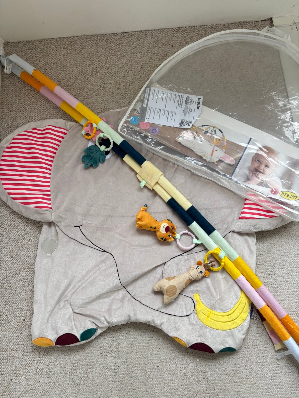 Lupilu Baby Activity Gym Speelkleed Olifant, Ophalen, Gebruikt, Speelkleed