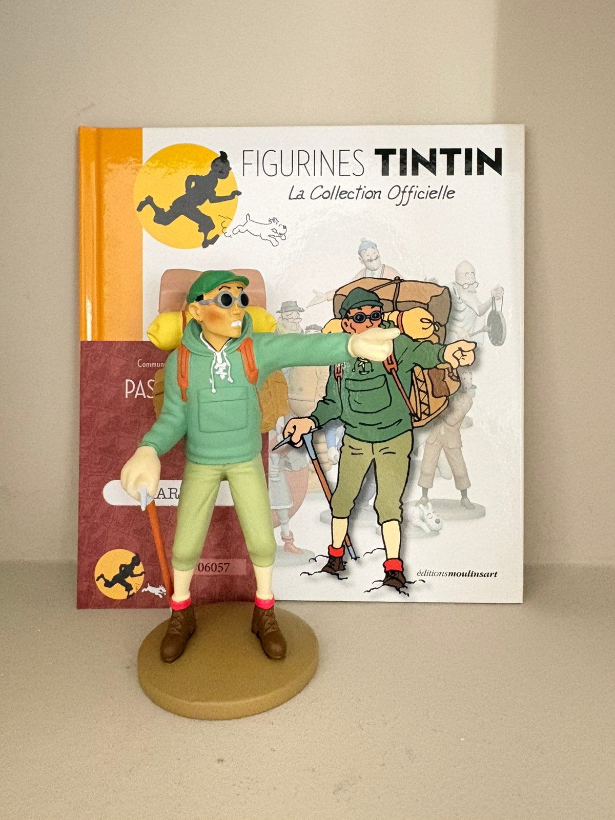 Kuifje/Tintin beeld Tharkey Moulinsart, Verzamelen, Stripfiguren, Ophalen of Verzenden, Kuifje, Zo goed als nieuw, Beeldje of Figuurtje