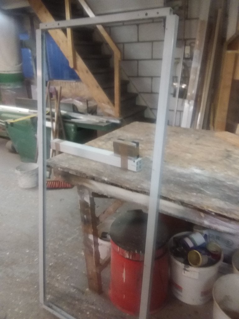 Tafelframe met 4 poten, metaal, Ophalen, Minder dan 50 cm, Gebruikt, 50 tot 100 cm