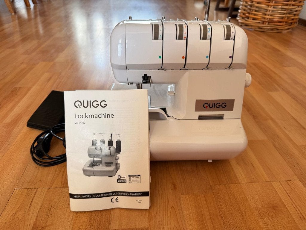 lockmachine Quigg MD 14302, Ophalen of Verzenden, Gebruikt, Lockmachine, Overige merken