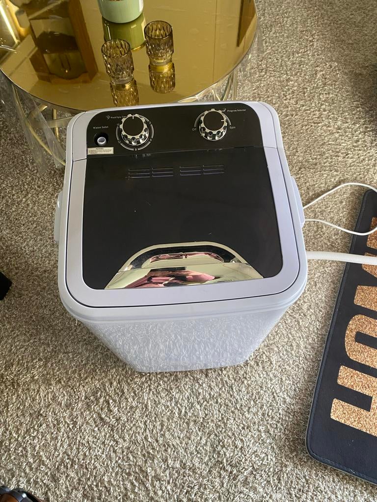 Compacte Mini Wasmachine 4.6kg - Ideaal voor kleine ruimtes, Witgoed en Apparatuur, Wasmachines, Ophalen, Minder dan 1200 toeren